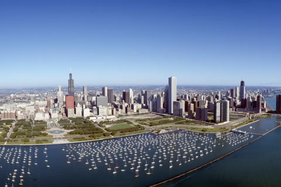 Chicago Harbor, City Skyline, Illinois